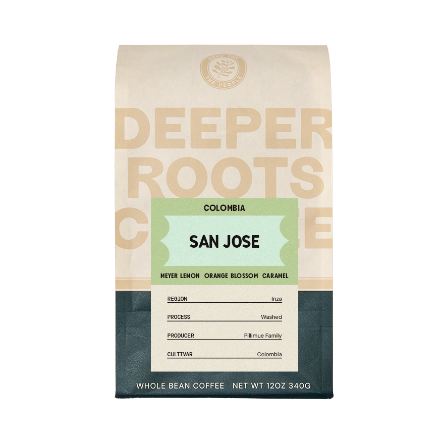 Colombia San Jose 12 oz - Coffee Beans for Home and Office Brewing