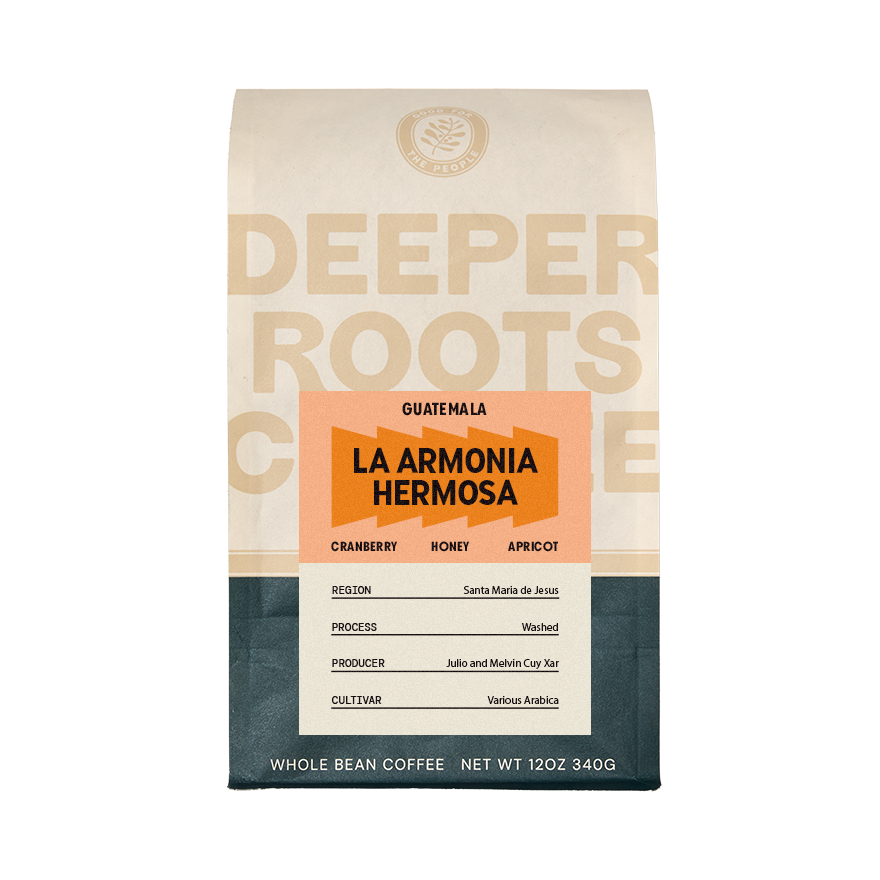 La Armonia Hermosa 12 oz - Coffee Beans for Home and Office Brewing