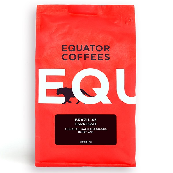 Brazil 45 Espresso 12 oz - Coffee Maker for Quick Daily Preparation