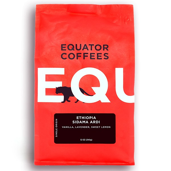 Ethiopia Sidama Ardi 12 oz - Coffee Beans for Home and Office Brewing