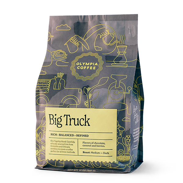 Big Truck 12 oz - Coffee Beans for Home and Office Brewing