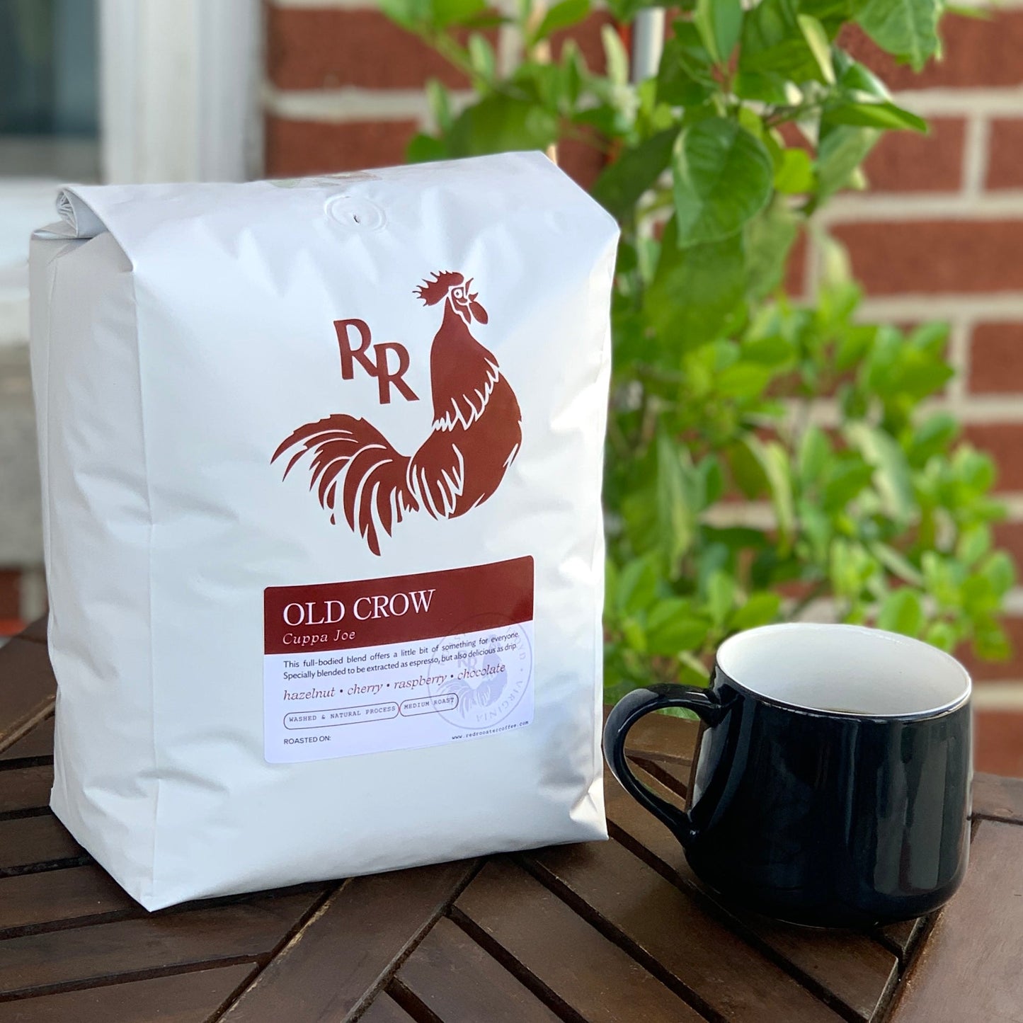 Organic Old Crow Cuppa Joe - Coffee Beans for Home and Office Brewing