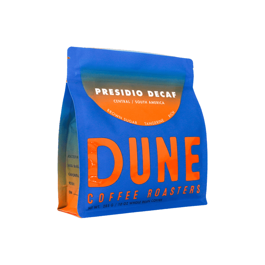 Presidio Decaf 10 oz - Coffee Beans for Home and Office Brewing