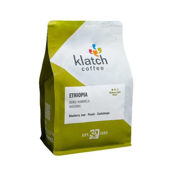 Ethiopia Buku Hambela Natural 2 lb - Coffee Beans for Home and Office Brewing