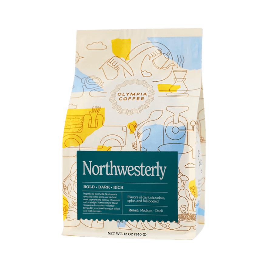 Northwesterly Blend 12 oz - Coffee Beans for Home and Office Brewing