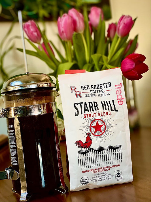 Organic Starr Hill Stout Blend - Coffee Beans for Home and Office Brewing