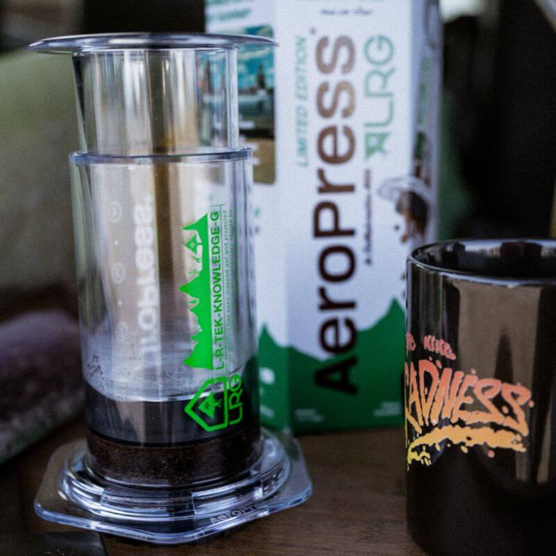 AeroPress Clear Coffee Press - LRG - Coffee Maker for Quick Daily Preparation