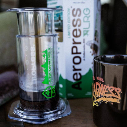 AeroPress Clear Coffee Press - LRG - Coffee Maker for Quick Daily Preparation