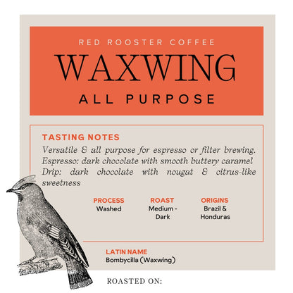 Waxwing All-Purpose Blend - Coffee Beans for Home and Office Brewing
