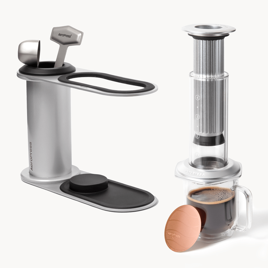 AeroPress Premium 20th Anniversary Bundle - Coffee Preparation Bundle for Flexible Recipes