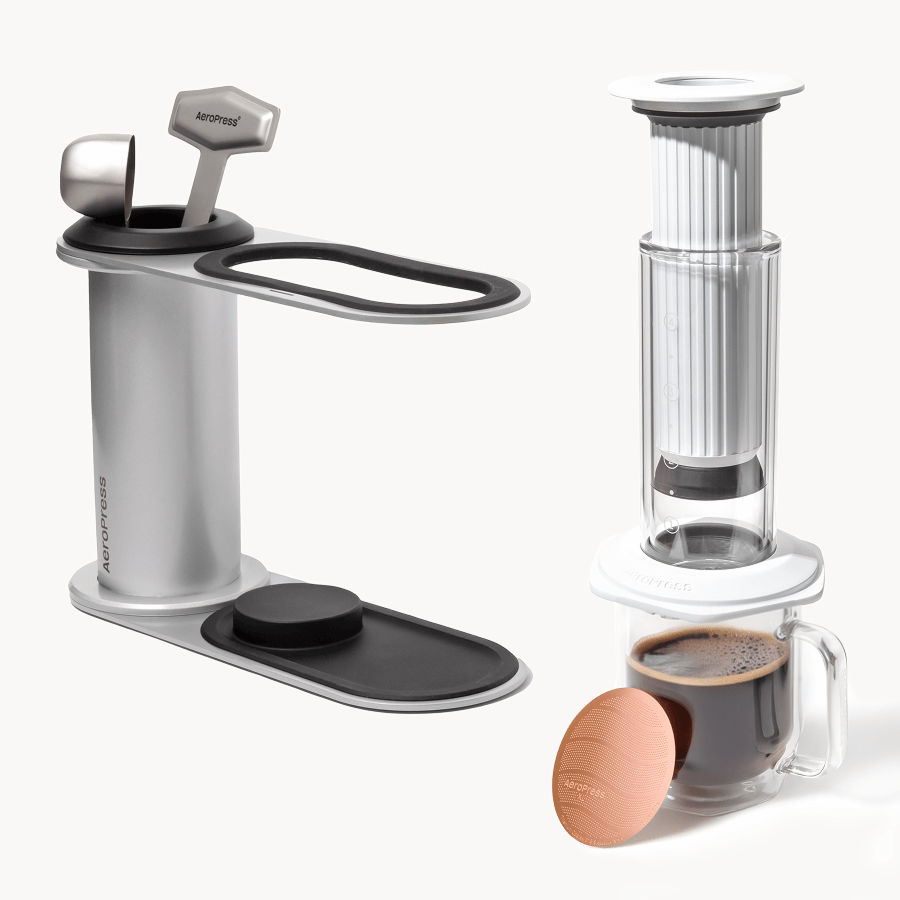 AeroPress Premium 20th Anniversary Bundle - Coffee Preparation Bundle for Flexible Recipes