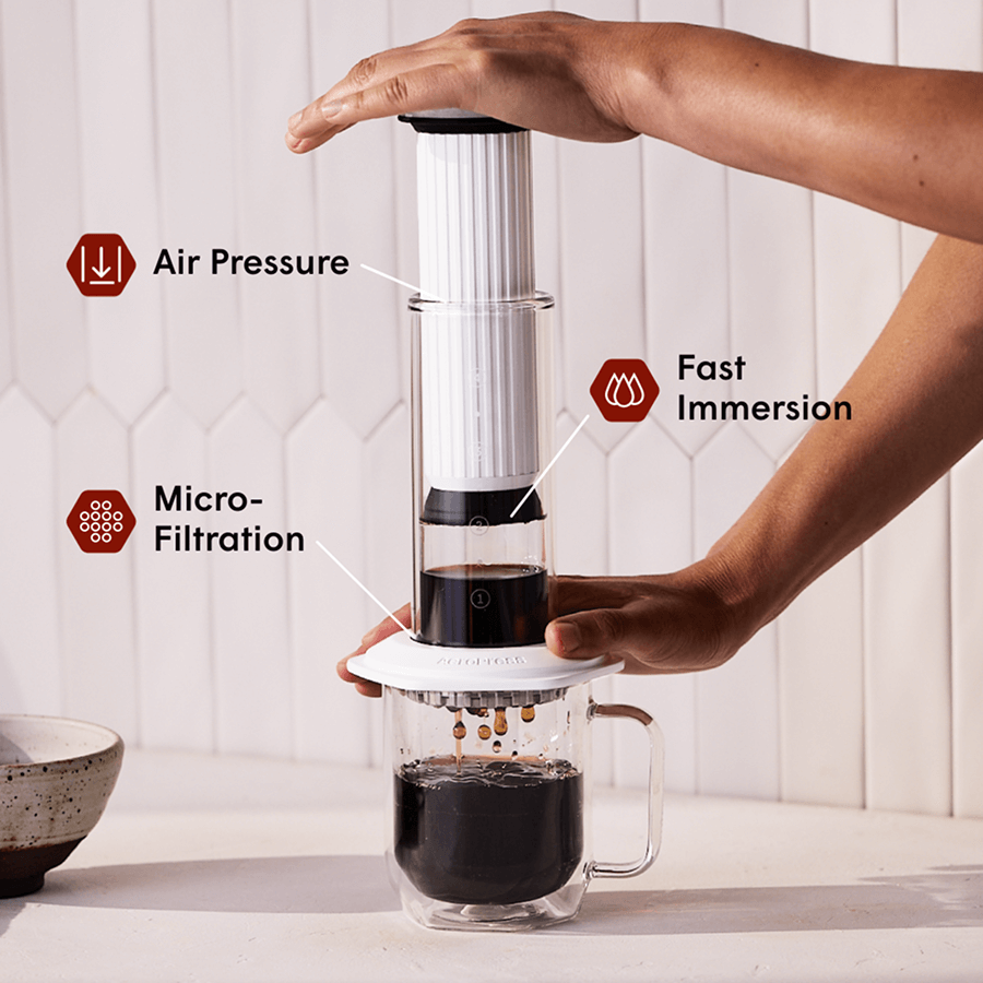 AeroPress Premium 20th Anniversary Bundle - Coffee Preparation Bundle for Flexible Recipes