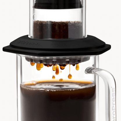 AeroPress Double Wall Glass Coffee Mug - 2 Pack - Drinkware Design for Coffee Routines
