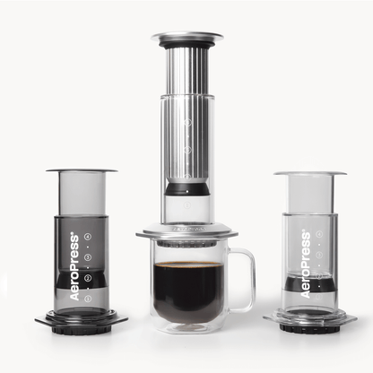 AeroPress Double Wall Glass Coffee Mug - 2 Pack - Drinkware Design for Coffee Routines