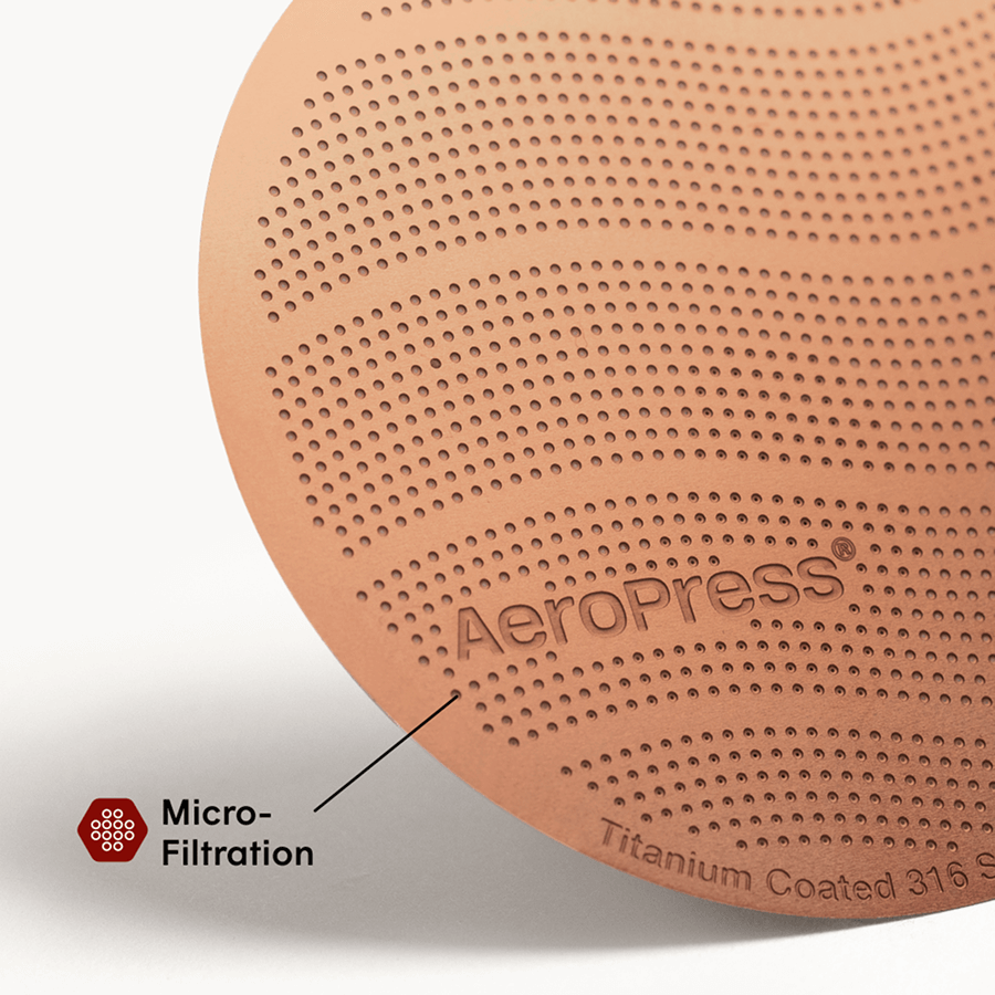 AeroPress Gold Tone Filter - Standard - Brewing Filter Accessory for Daily Coffee
