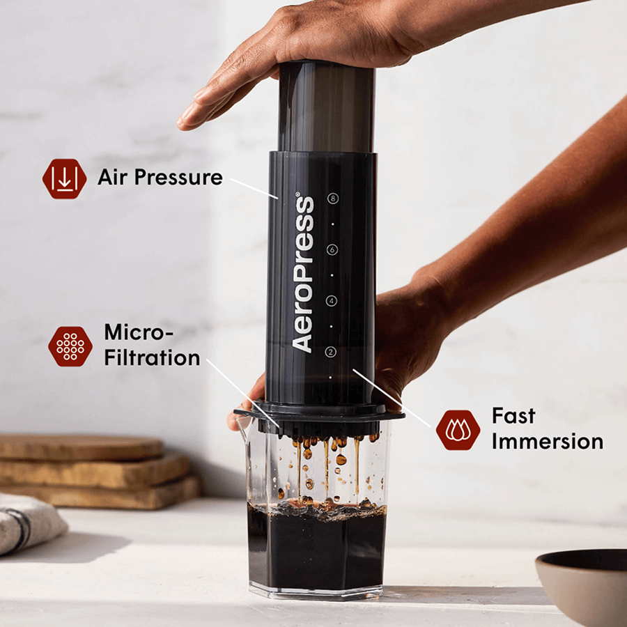 AeroPress Gold Tone Filter - XL - Brewing Filter Accessory for Daily Coffee