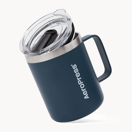 AeroPress Travel Coffee Mug - Stainless Steel - Drinkware Design for Coffee Routines