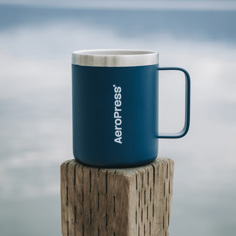 AeroPress Travel Coffee Mug - Stainless Steel - Drinkware Design for Coffee Routines