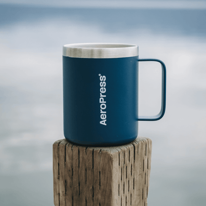 AeroPress Travel Coffee Mug - Stainless Steel - Drinkware Design for Coffee Routines