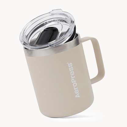 AeroPress Travel Coffee Mug - Stainless Steel - Drinkware Design for Coffee Routines