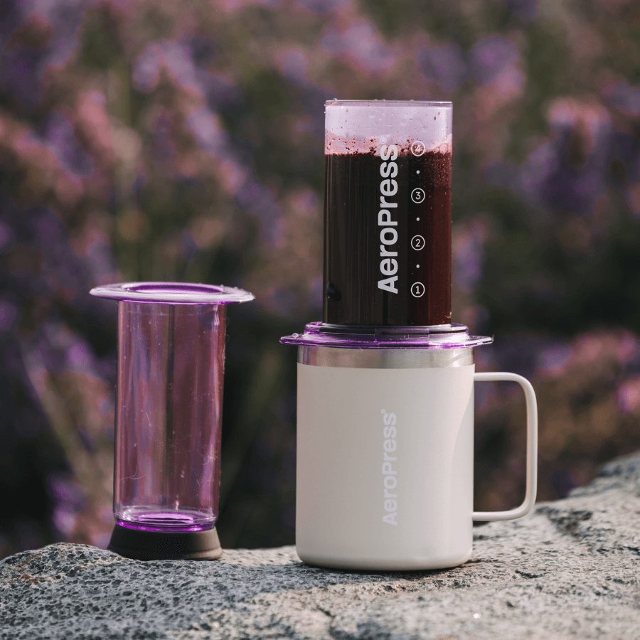 AeroPress Travel Coffee Mug - Stainless Steel - Drinkware Design for Coffee Routines