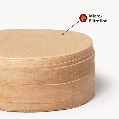 AeroPress Natural Paper Micro-Filters - XL - Brewing Filter Accessory for Daily Coffee