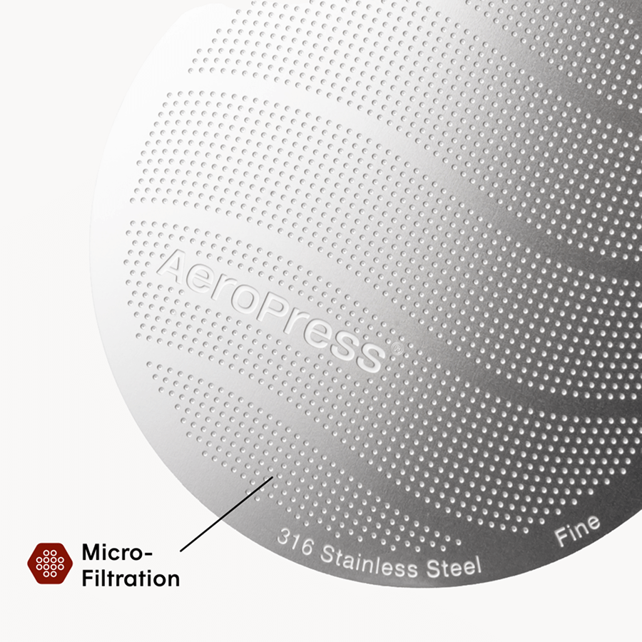 AeroPress Stainless Steel Filter - Standard - Brewing Filter Accessory for Daily Coffee