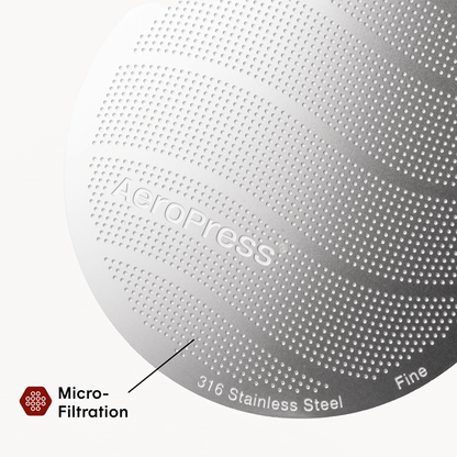AeroPress Stainless Steel Filter - Standard - Brewing Filter Accessory for Daily Coffee