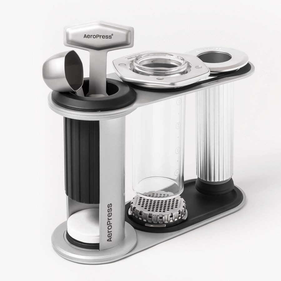 AeroPress Organizer Stand - Stainless Steel - Storage Solution for Brewing Accessories