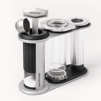AeroPress Organizer Stand - Stainless Steel - Storage Solution for Brewing Accessories