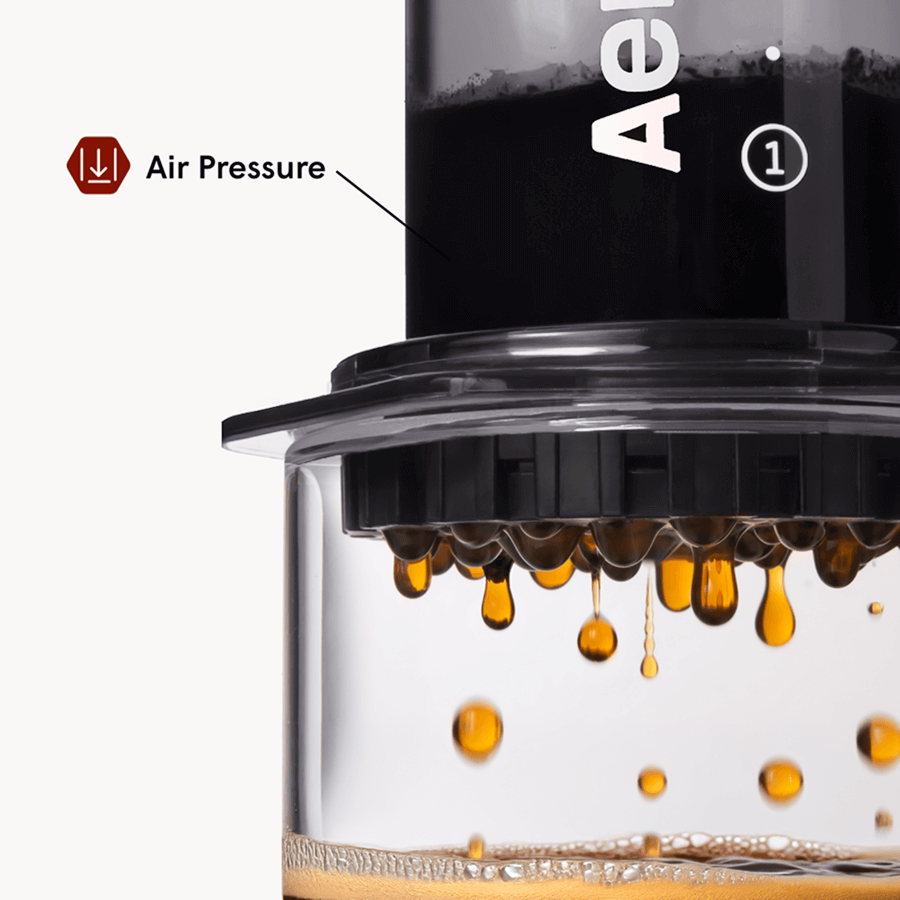 AeroPress Coffee Maker - Clear & Colors - Coffee Maker for Quick Daily Preparation