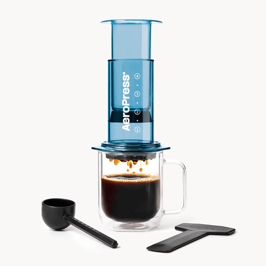 AeroPress Coffee Maker - Clear & Colors - Coffee Maker for Quick Daily Preparation