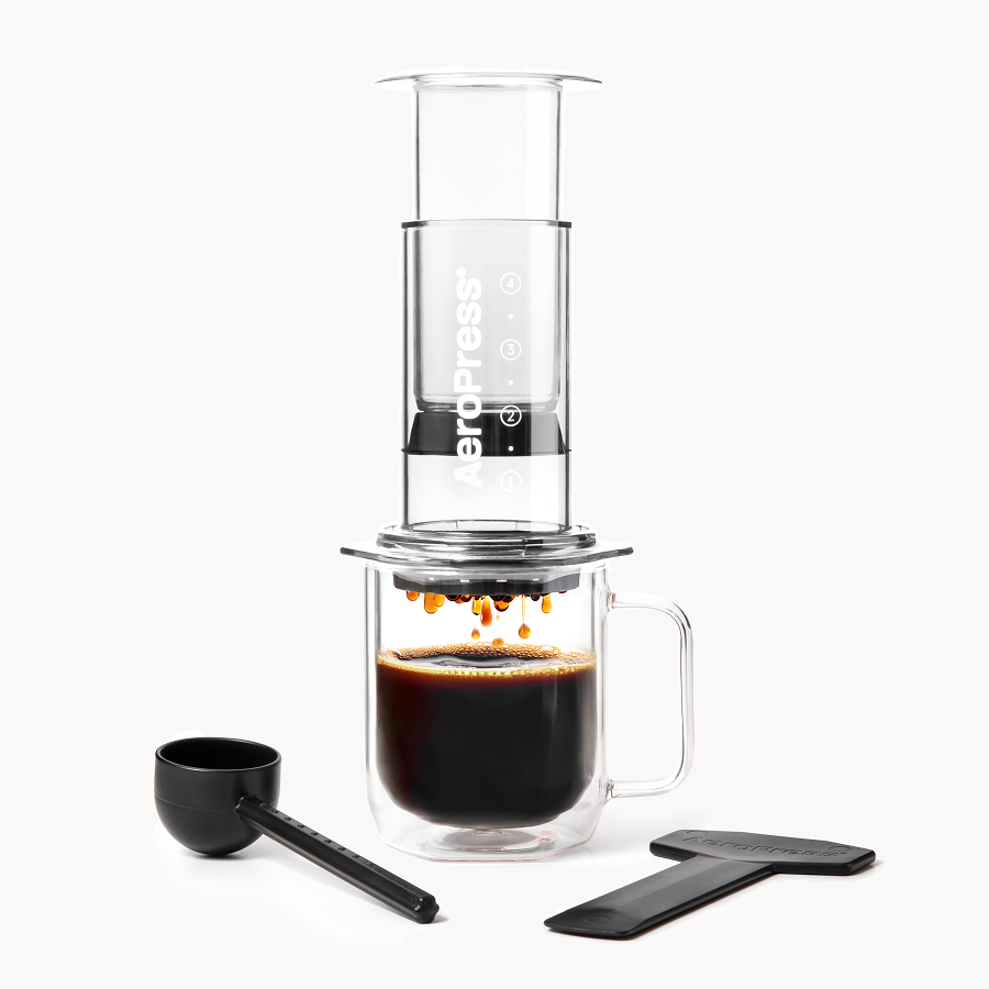AeroPress Coffee Maker - Clear & Colors - Coffee Maker for Quick Daily Preparation