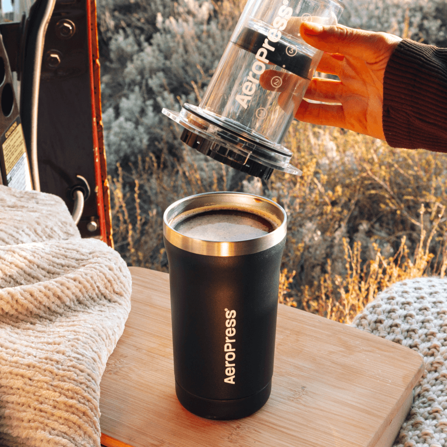 AeroPress Coffee Maker - Go Plus - Coffee Maker for Quick Daily Preparation