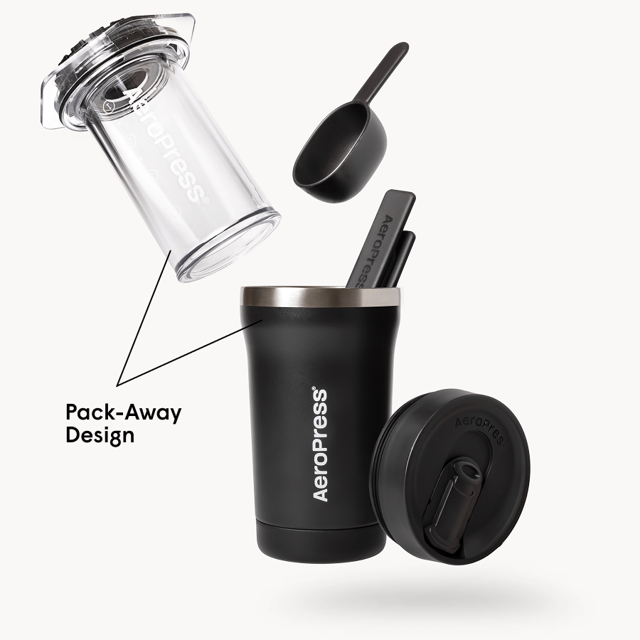 AeroPress Coffee Maker - Go Plus - Coffee Maker for Quick Daily Preparation