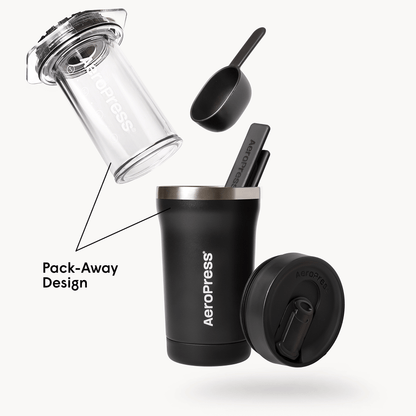 AeroPress Coffee Maker - Go Plus - Coffee Maker for Quick Daily Preparation
