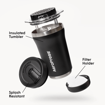 AeroPress Coffee Maker - Go Plus - Coffee Maker for Quick Daily Preparation
