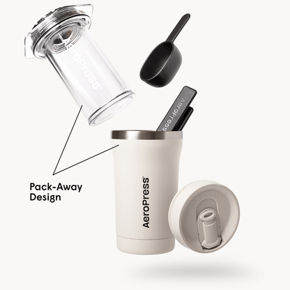 AeroPress Coffee Maker - Go Plus - Coffee Maker for Quick Daily Preparation