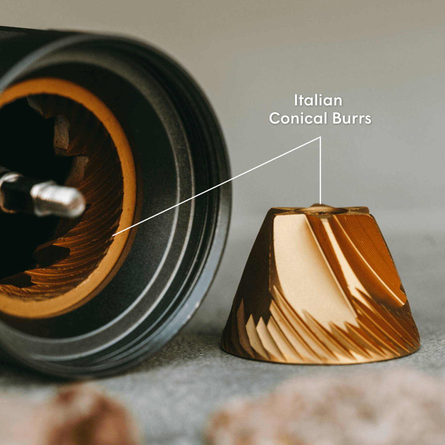 AeroPress Manual Coffee Grinder - Manual Grinder for Fresh Coffee Routines