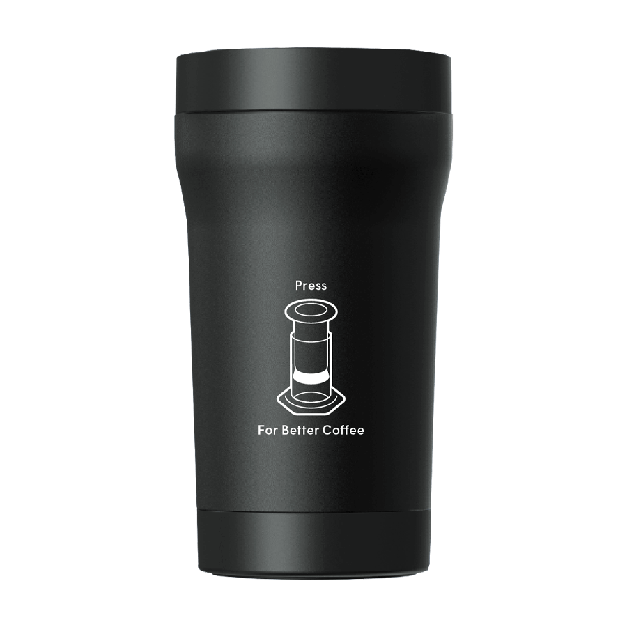 AeroPress Travel Coffee Tumbler - Stainless Steel - Drinkware Design for Coffee Routines