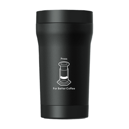 AeroPress Travel Coffee Tumbler - Stainless Steel - Drinkware Design for Coffee Routines