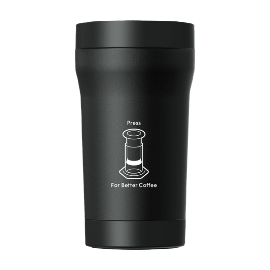 AeroPress Travel Coffee Tumbler - Stainless Steel - Drinkware Design for Coffee Routines