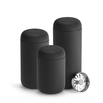 Fellow Carter Move Mug + Splash Guard - Drinkware Design for Coffee Routines