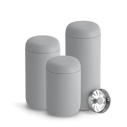 Fellow Carter Move Mug + Splash Guard - Drinkware Design for Coffee Routines