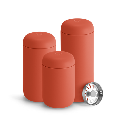 Fellow Carter Move Mug + Splash Guard - Drinkware Design for Coffee Routines