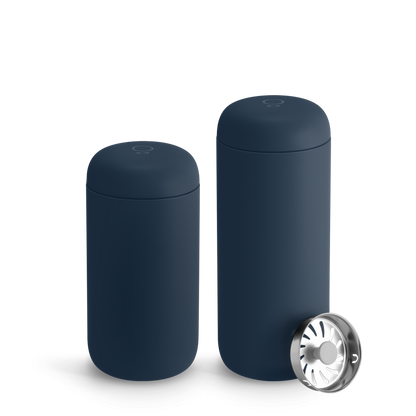 Fellow Carter Move Mug + Splash Guard - Drinkware Design for Coffee Routines