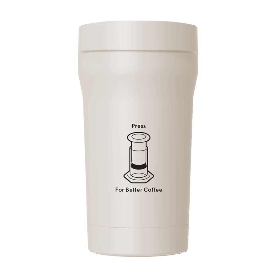 AeroPress Travel Coffee Tumbler - Stainless Steel - Drinkware Design for Coffee Routines