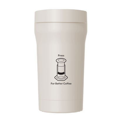 AeroPress Travel Coffee Tumbler - Stainless Steel - Drinkware Design for Coffee Routines