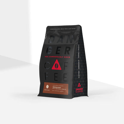 Medium Roast Whole Bean Remineralized Coffee - Coffee Beans for Home and Office Brewing