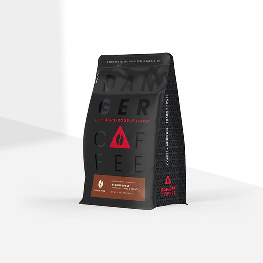 Medium Roast Whole Bean Remineralized Coffee - Coffee Beans for Home and Office Brewing